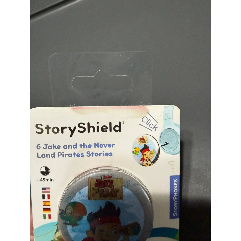 StoryPhones StoryShield lot of 4 Disney Princess Jake Pinna Audio Stories Kids